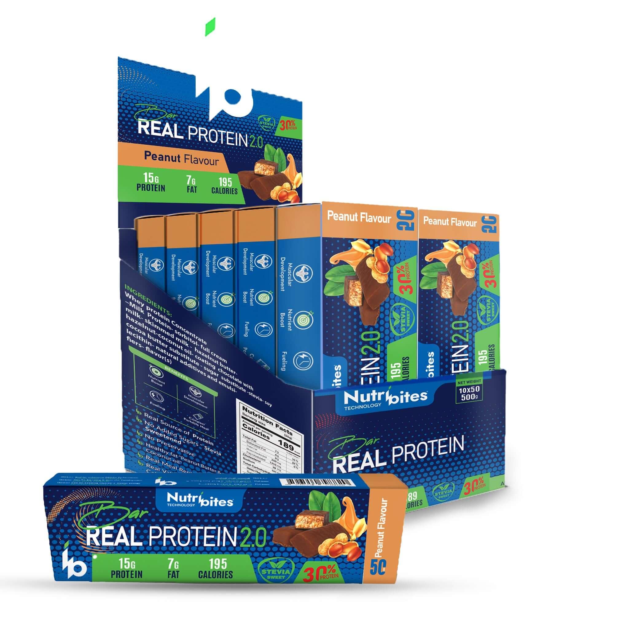 REAL PROTEIN BAR - Peanut