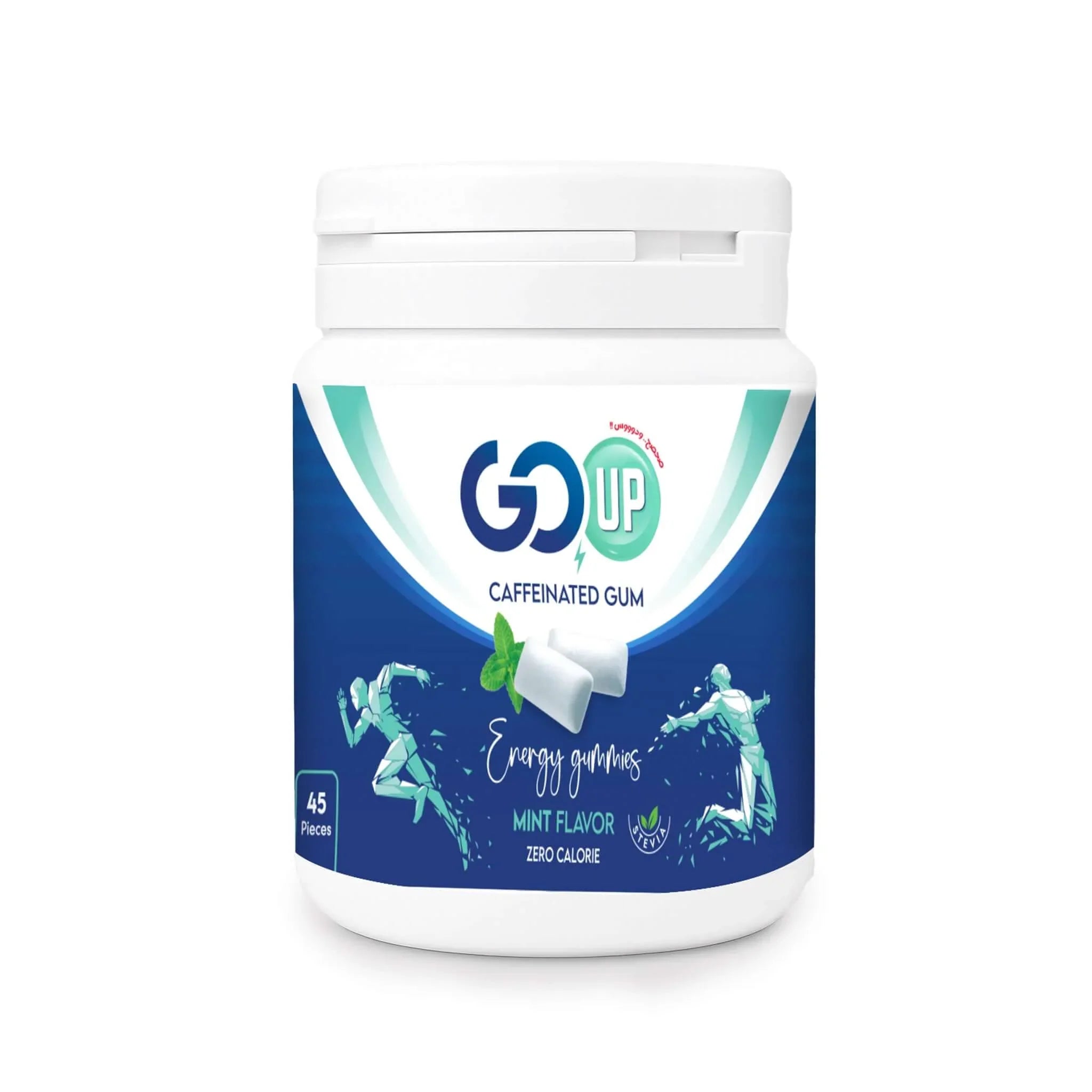 Go Up Caffeinated Gum - Mint Flavor 45 Pic