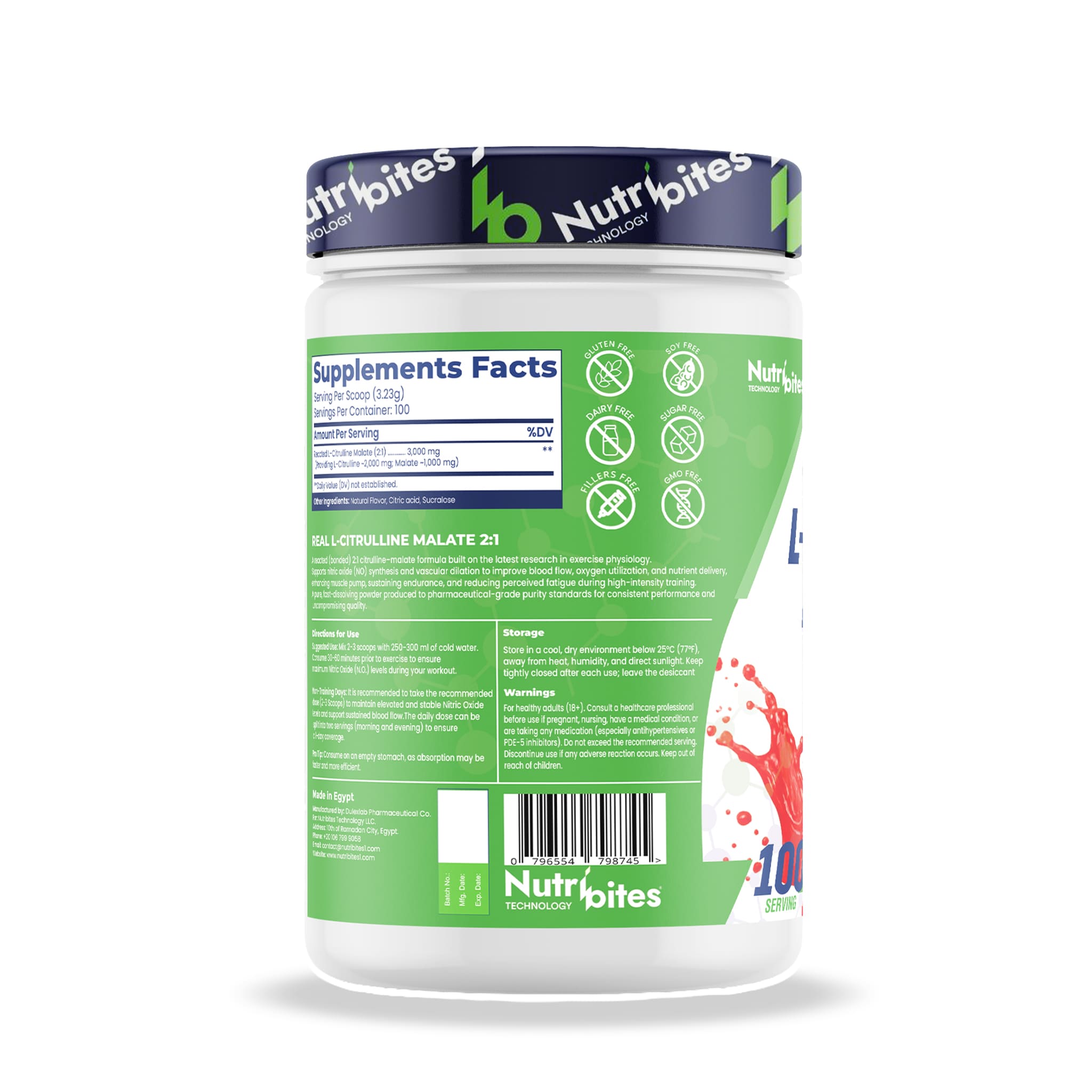 Real L-Citrulline Malate 2:1 - Ice Watermelon