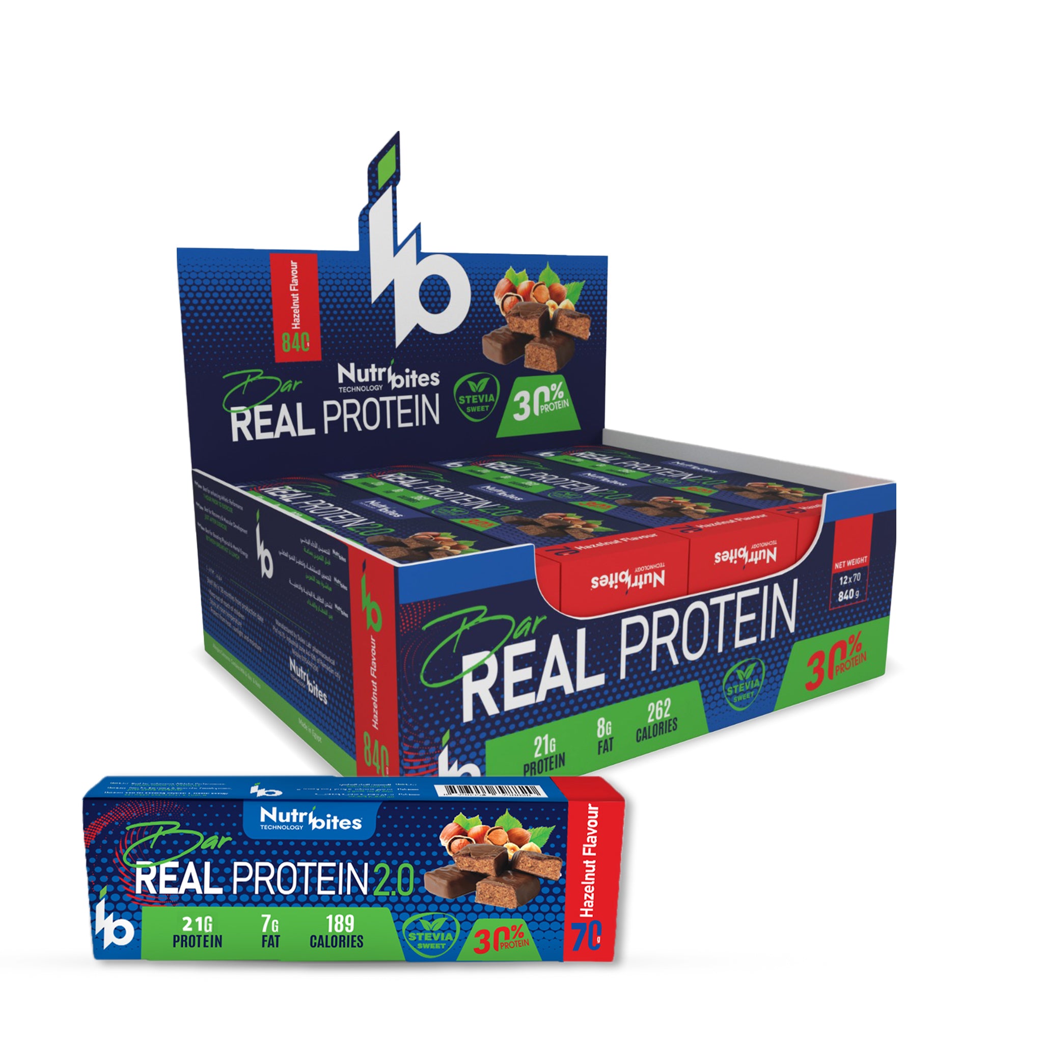 REAL PROTEIN BAR - Hazelnut