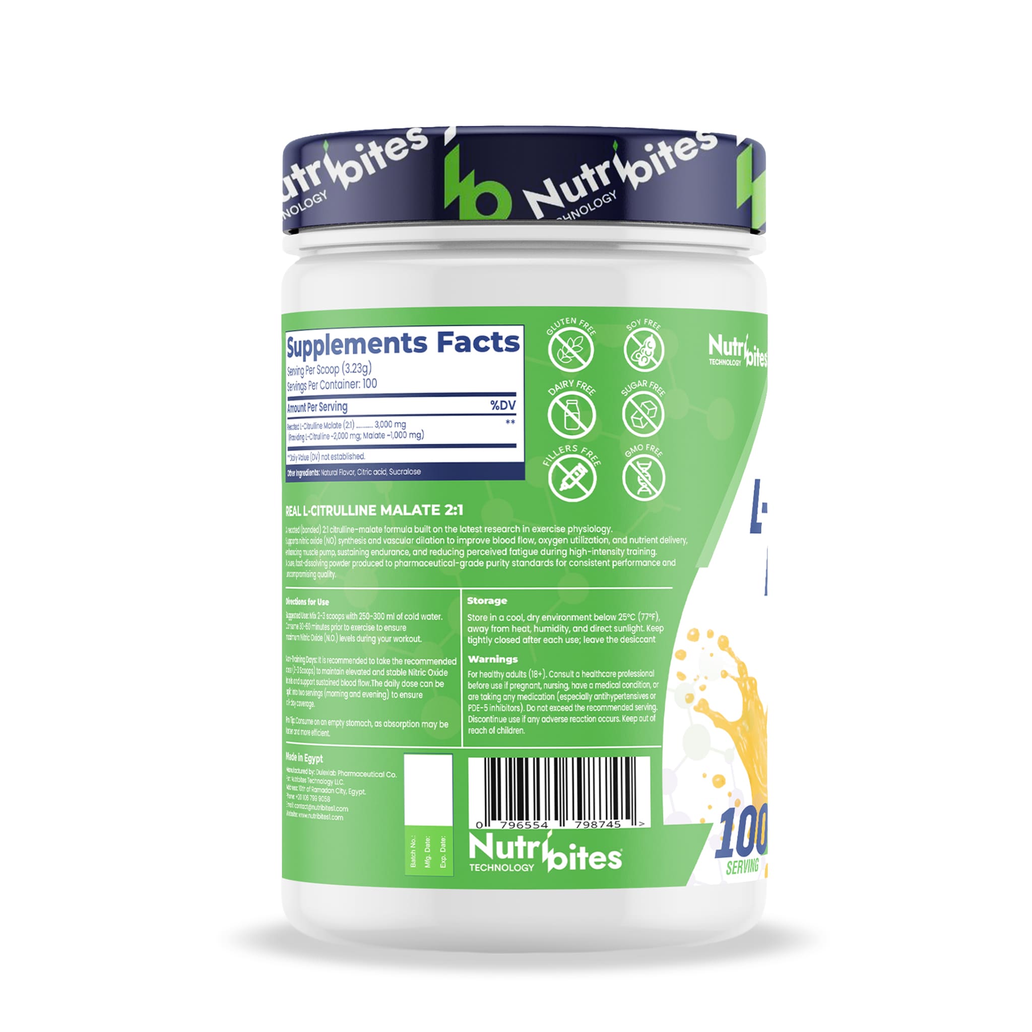 Real L-Citrulline Malate 2:1 - TROPICAL SURGE