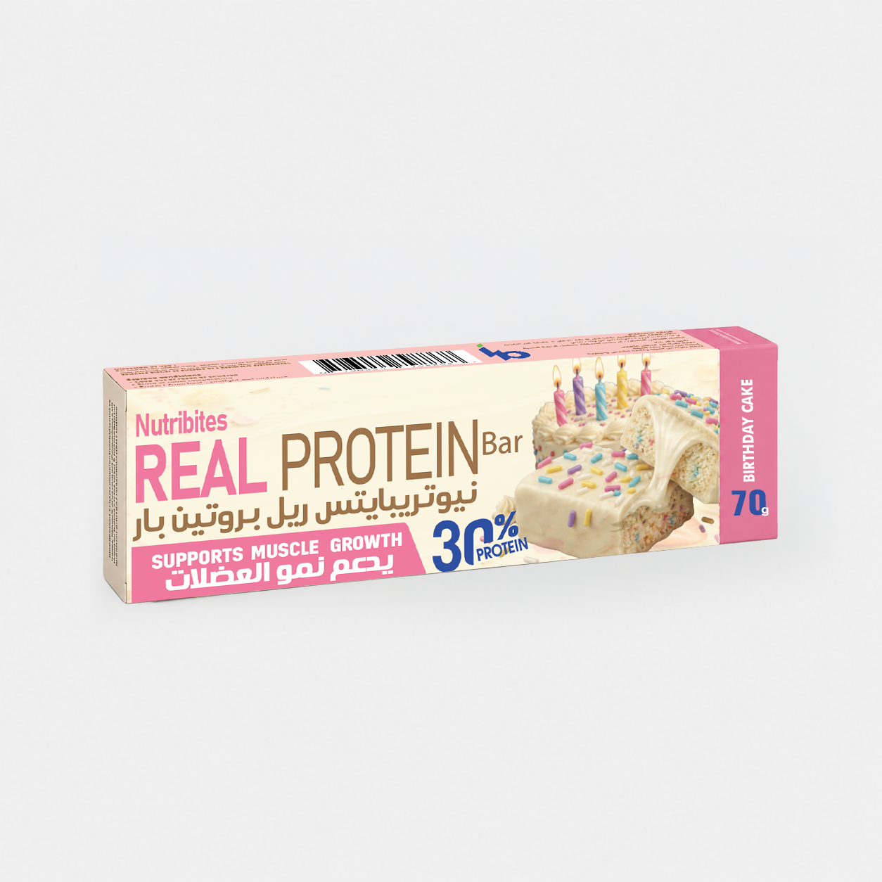 REAL PROTEIN BAR - Birthday Cake